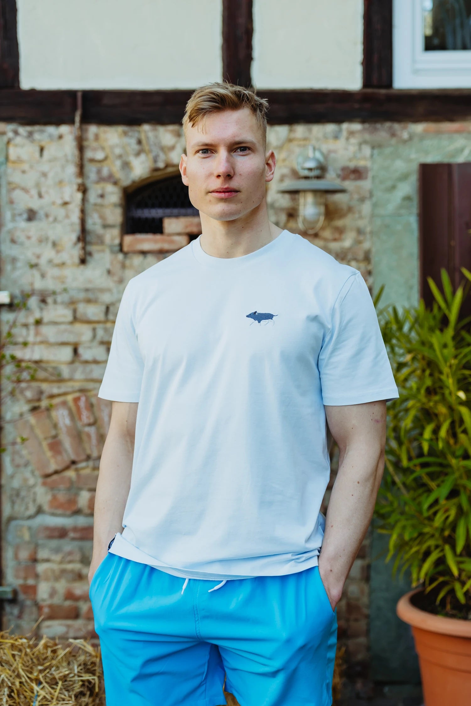 T-Shirt "Fabio" 2.0 - Eisblau